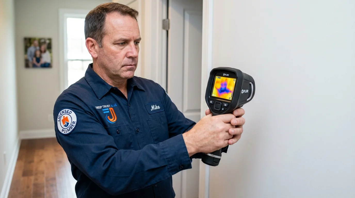 Thermal imaging leak detection by Johns Plumbing LLC in Shullsburg